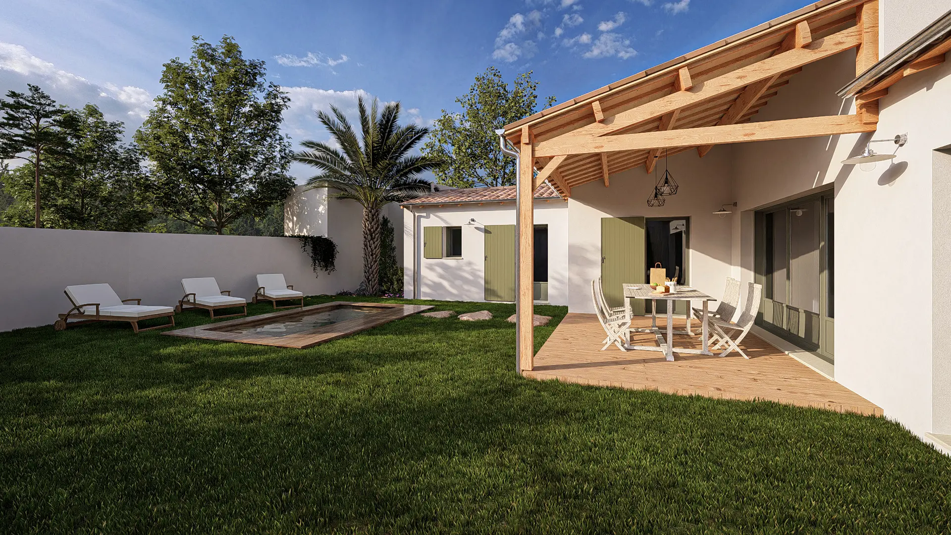 Projet 3D maison charentaise 17